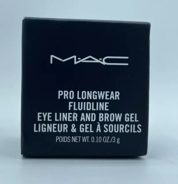 MAC PRO LONGWEAR FLUIDLINE Eye liner And Brow Gel in BLACKTRACK 3g cC100