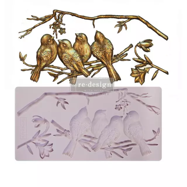 Avian Love | Decor Silicone Mould | Redesign with Prima