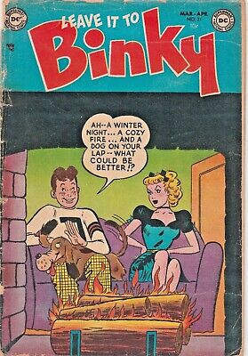 Leave It To Binky #31  Peggy Baxter   Not A Clue Cover  Dc  Golden-Age 1953