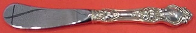 Violet by Wallace Sterling Silver Butter Spreader Hollow Handle Paddle 6 1/8"