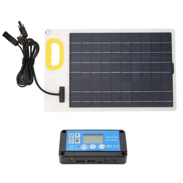 Solar Kit 12V Flexibles Solarpanel 150W Wechselrichter 2000W mit 35A  Ladegerät