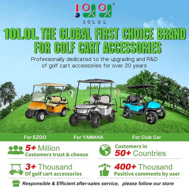 GOLF CART SIDE mirrors for Club Car EZGO Yamaha and Others 37.49