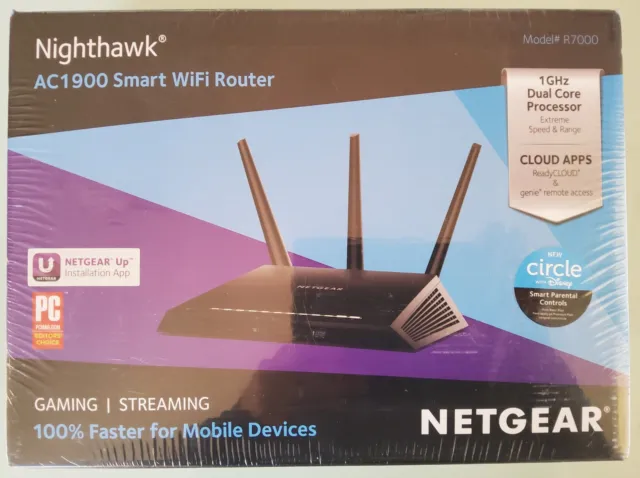 NETGEAR Nighthawk AC1900 Smart Wifi Router