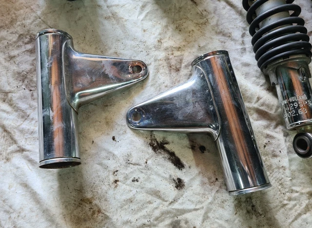4 Staffe Parafango Cromate Per Bici Lowrider Vintage – Piatto Ritorto, 16 Pollici – F&R Cycle