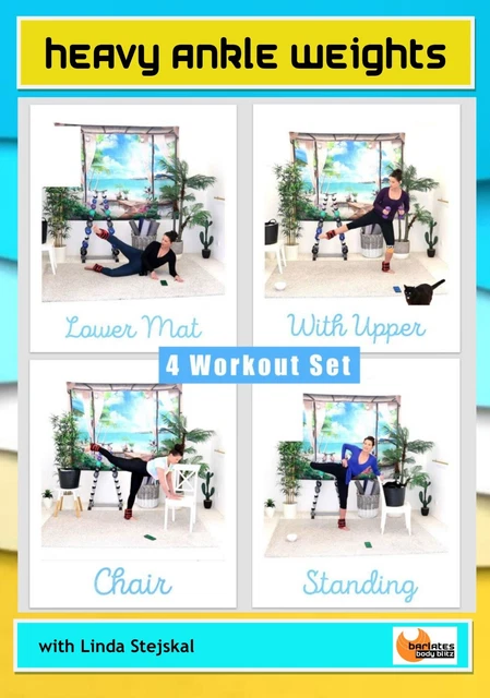 Ankle Weight Workout DVD Barlates HEAVY ANKLE WEIGHT SERIES 4 Workouts