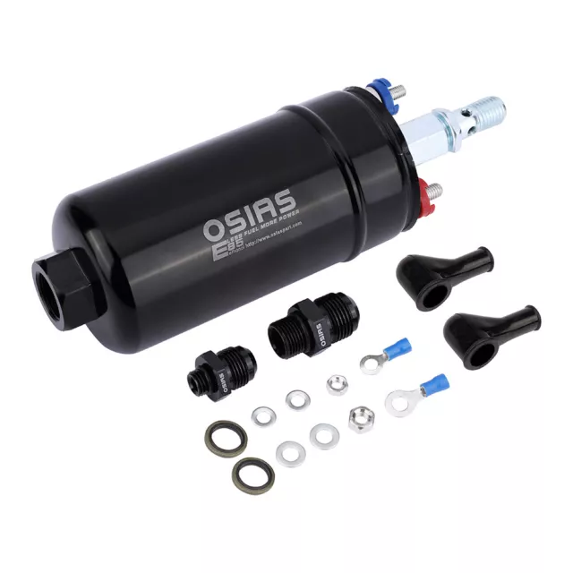 OSIAS 300LPH Universal External Inline Fuel Pump Replac For BOSCH 0580254044 044