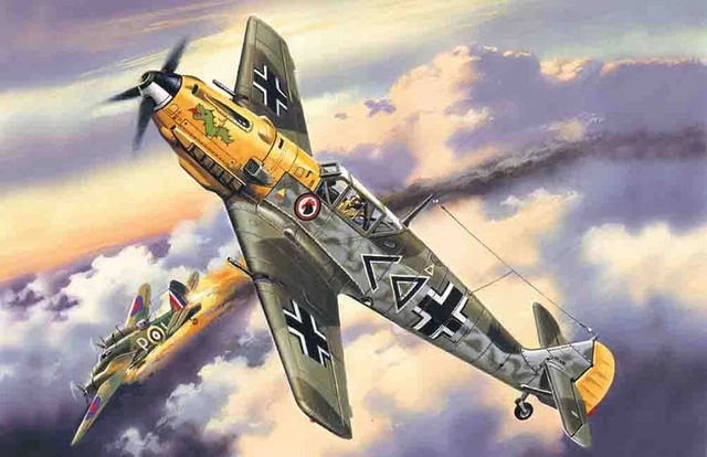 ICM 72132 - 1:72 Messerschmitt Bf 109 E-4 - Neuf