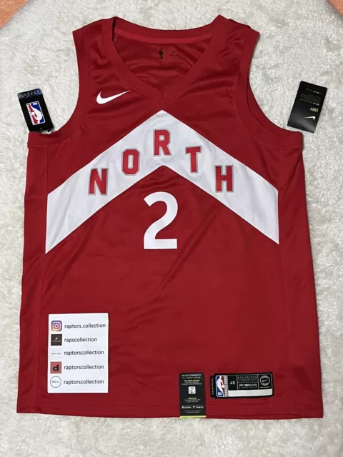 BNWT Nike Toronto Raptors Kawhi Leonard Earned Edition Swingman Jersey L 48!