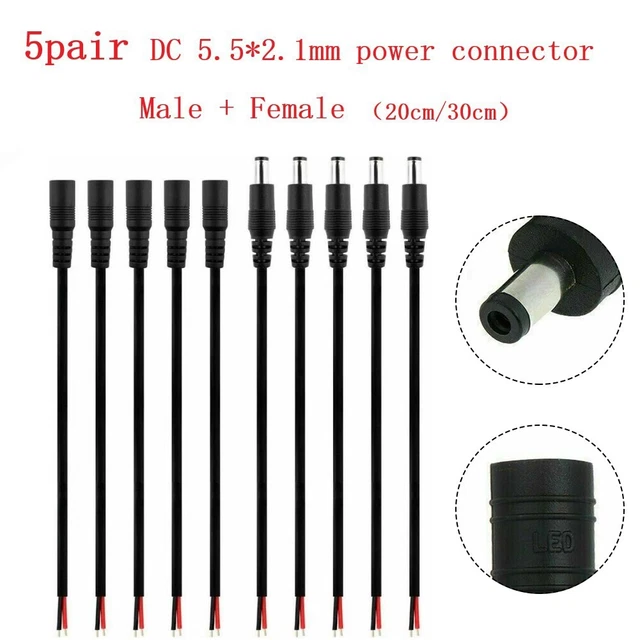 Câble de connecteur Power Jack DC prise fil de prise de courant remplacer 12 V