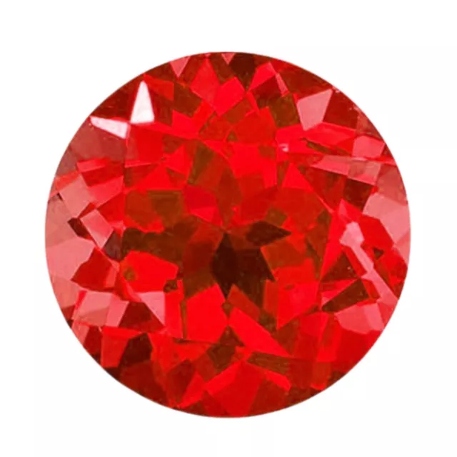 Natural Ruby Round Cut Loose Gemstone 9mm Lustrous Loose Gemstone 2.1 Cts