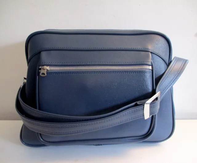 Mid-century Modern American Tourister Luggage Carry On Bag Naugahyde Nice!!!!