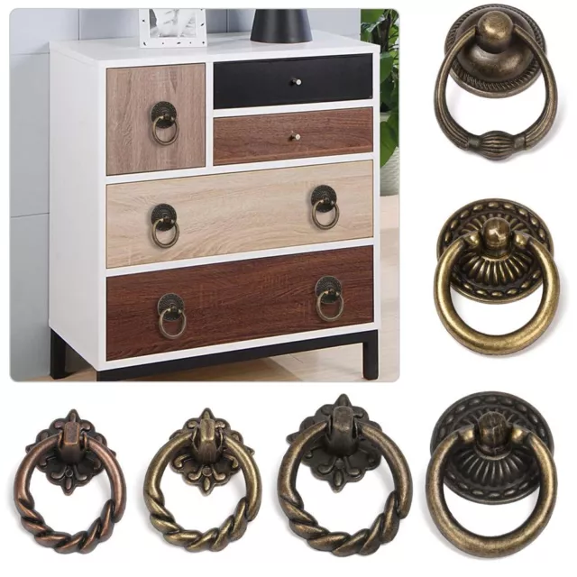 Pull European Style Bronze Handles Single Hole Wardrobe Pulls Furniture Knobs