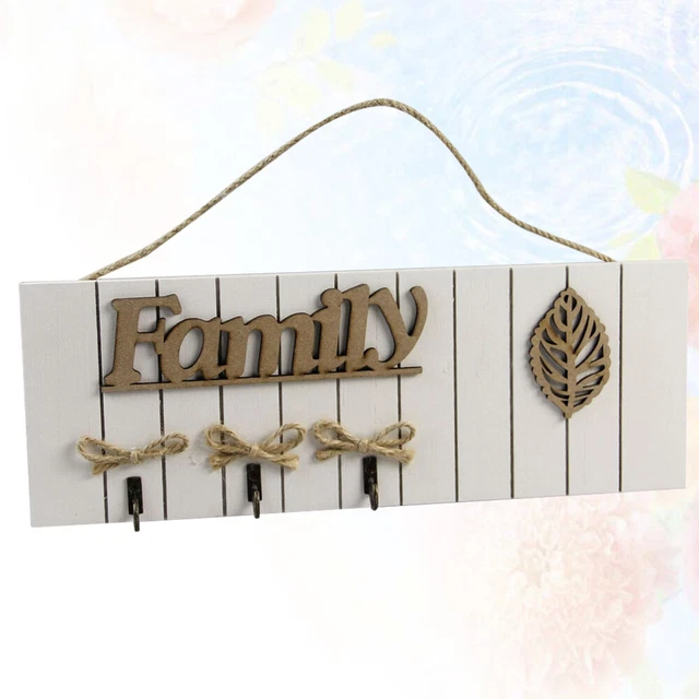 Decorative Hanging Rack White Storage Shelf Vintage Coat Rack Towel