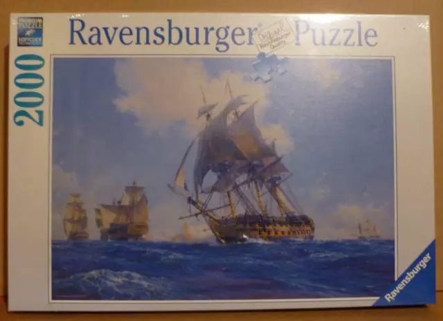 Puzzle Ravensburger 2000 pièces bataille navale historique