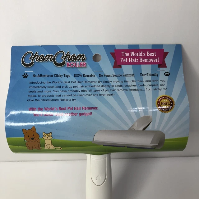 ChomChom Roller Dog Hair, Cat Hair, Pet Hair Remover Reusable New In Package 2