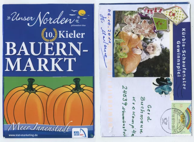 61050 10. Kiel Farmers Market - Homemade Postcard, Run