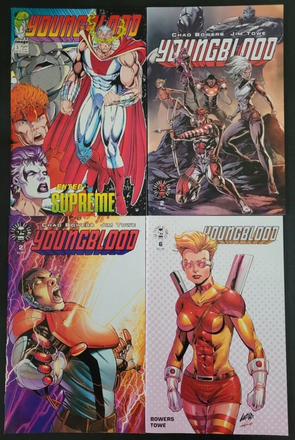 Youngblood Set Of 8 Issues (2017) Image Comics 1St Appearance Of Supreme! Bowers
