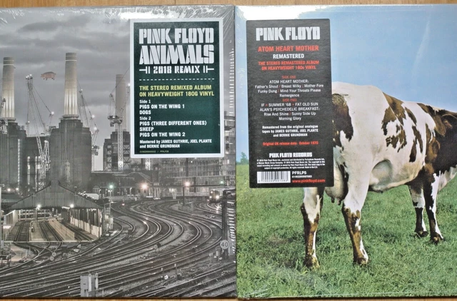 PINK FLOYD Animals 2018 Remix LP incl Booklet + Atom Heart Mother LP 180g Vinyl