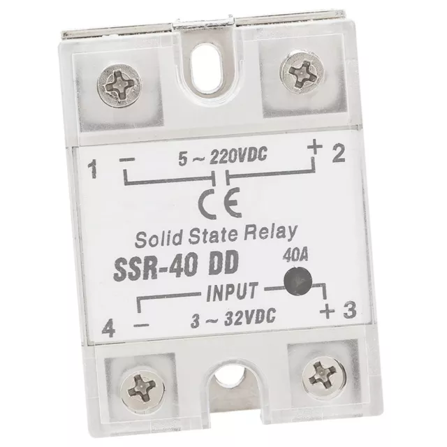 SSR-40 DD 40A 5V-220VDC Solid State Relay For Industrial Automation Process■