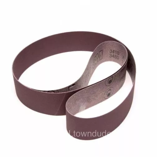 One 3M 25727 Cloth Belt 341D 3" x 132" 80 X-Weight, Cloth Backing Aluminum Oxide