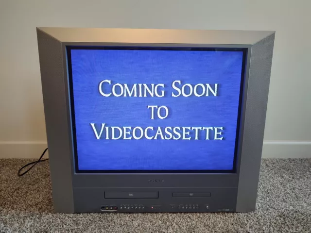 Toshiba MW27FN1R 27" Stereo CRT TV DVD VCR Combination Video Gaming Retro REMOTE