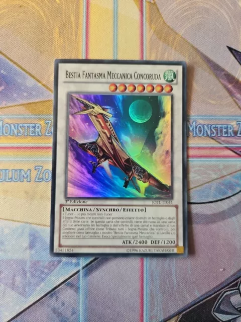 Yu-Gi-Oh! Bestia Fantasma Meccanica Concoruda, SUPER raro, JOTL, ITA