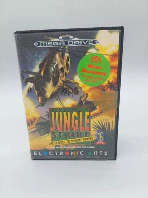 Jungle Strike Sega Mega Drive Game Very Good Condition