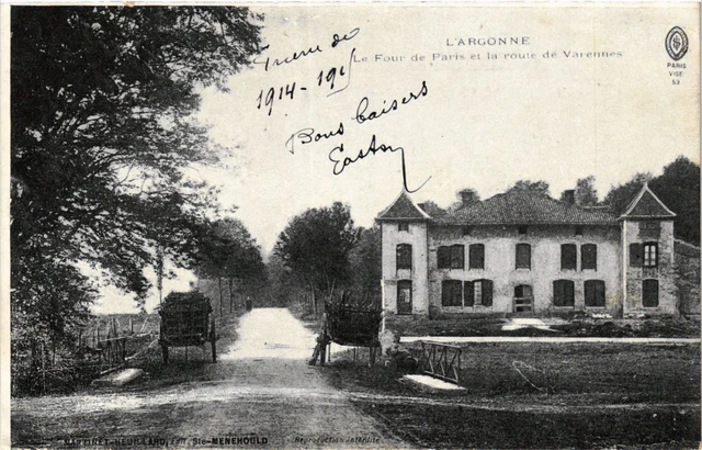 CPA L'ARGONNE Le Four de PARIS et la route de VARENNES (391568)