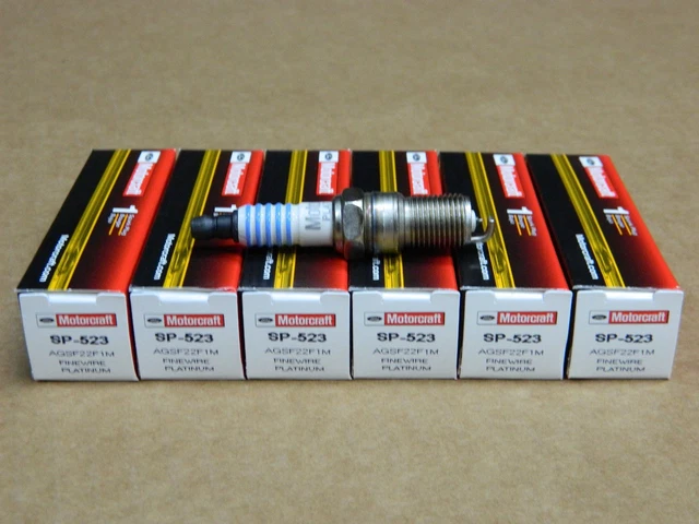 Set of 8: Genuine Ford Motorcraft Nickel Spark Plugs SP413 AGSF32N USA Seller Set of 8: Genuine Ford Motorcraft Nickel Spark Plugs SP413 AGSF32N USA Seller