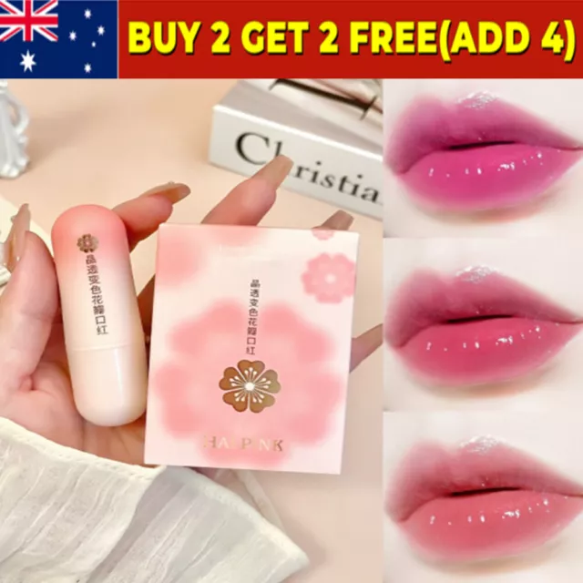 Makeup Gloss Crystal Jelly Flower Lipstick Temperature Color Changing Lip Balm