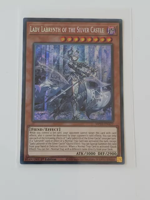 Yu-Gi-Oh! - Lady Labrynth of the Silver Castle MP23-EN177 Prismatic Secret Rare