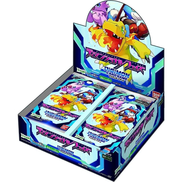 BANDAI DIGIMON CARD Game Dimensional Phase BT11 Booster Box With Deck
