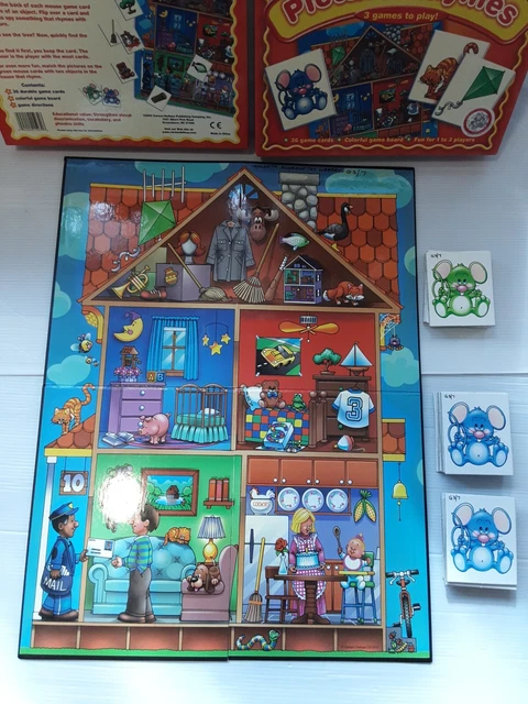 CARSON-DELLOSA I SPY A Mouse in The House! Picture Rhymes Learning Game ...