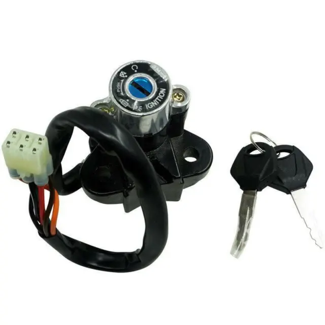 Motorcycle Bike Universal Modified Ignition Key Lock Set Kit Switch