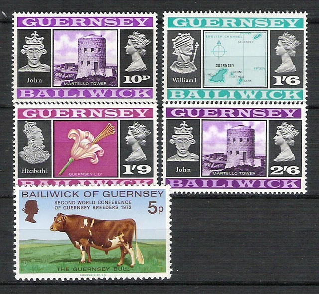 GUERNESEY #15 bon lot N**, VF MNH bonne côte