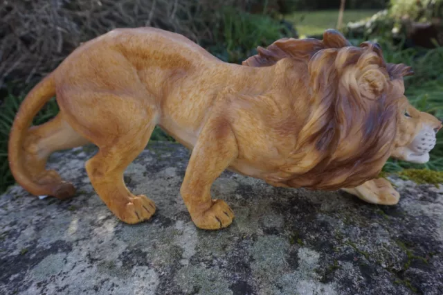 5401  Superbe Figurine  Lion Lionne  Grand Model 42 Cm Statuette Statue Tigre 2