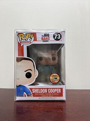 The Big Bang Theory Funko Pop #73 Sheldon Cooper w/ protector