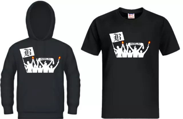 Berlin Kapuzensweat / T-Shirt Ultras Ultra Fussball, Trikot