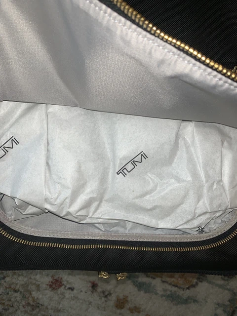 TUMI Alpha 3 Short Trip Expandable 4 Wheeled Packing Case Black And Gold $1,150 12