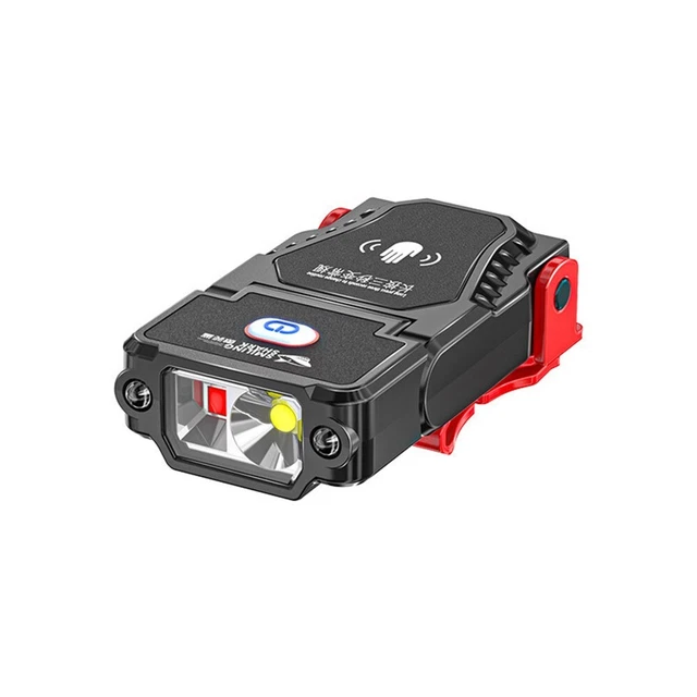 Best LED Headlamp USB 1000LM Clip On Cap Hat Exploration Induction Light