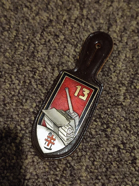 Insigne Marine Française WWII - Torpilleur La TROMBE - 1940 - Augis - Émail - Original - Occasion