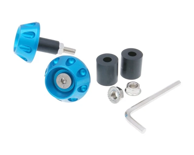 amortisseurs plats 13.5 / 17.5mm de vibrations du guidon - bleu