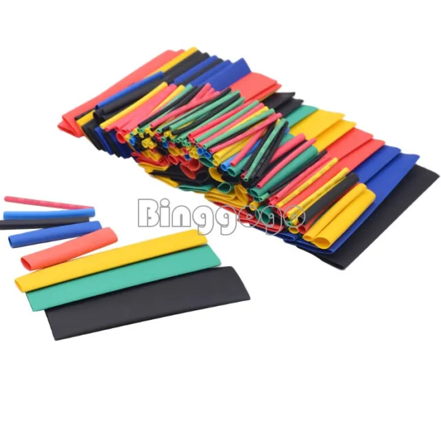 164PCS Polyolefin Heat Shrink Assorted Tube Tubing Insulated Sleeve Wire Cable D