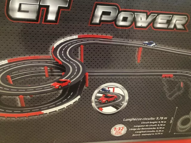 Pista elettrica Slot Car GT POWER UP scala 1:32 SPIDKO 3