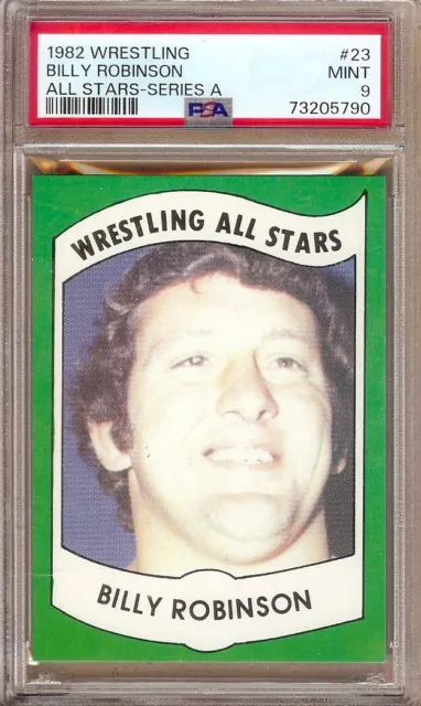 1982 Wrestling All Stars Series A Billy Robinson #23 Psa 9!!