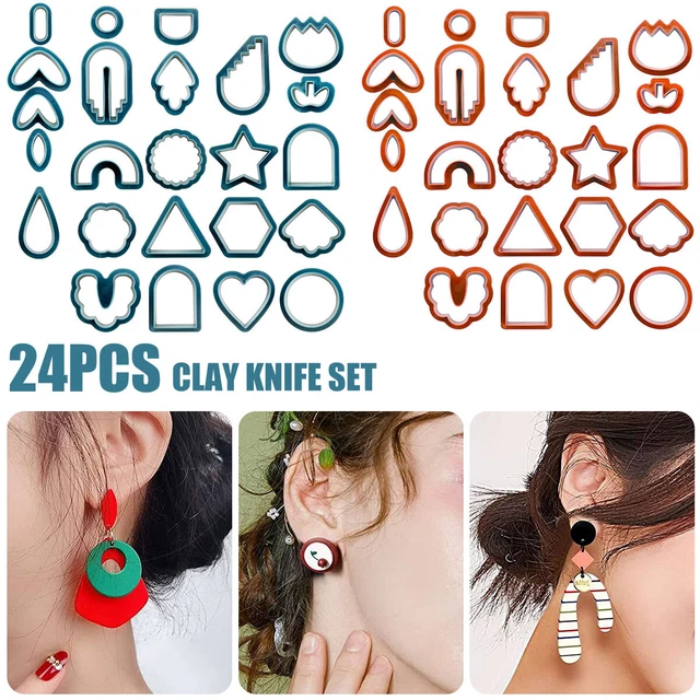 Diy Baking Clay Earrings Clay Jewelry Making Supplies Polymer - Main Image