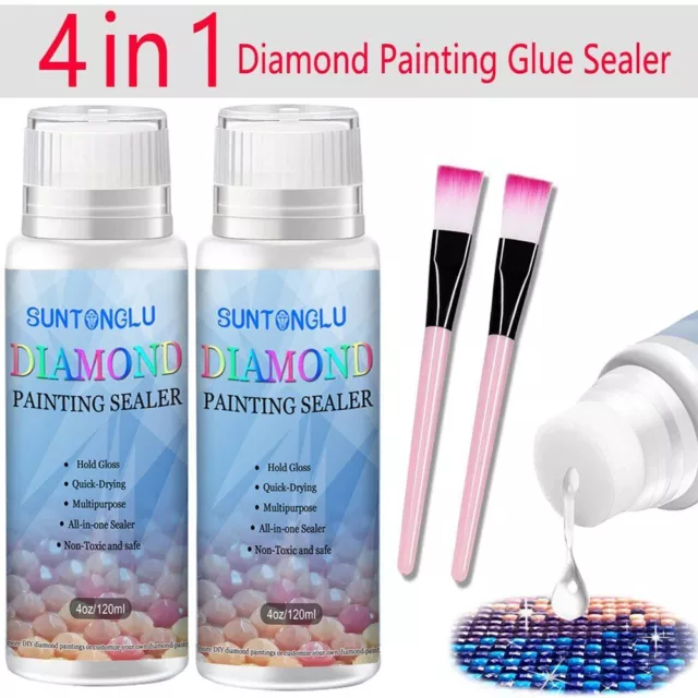 100ML 5D Diamond Painting Glue Sealer Fast-Drying Diamond Art Glue