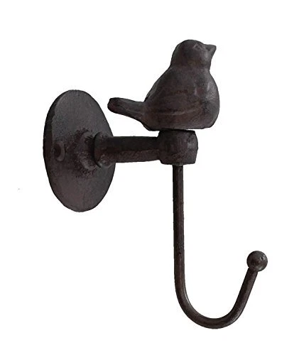 Cast Iron Song Bird Wall Hook