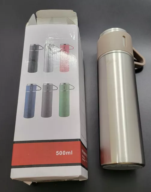 Vacuum Insulated Thermos -Hot and Cold Travel Flask For Tea & Coffee