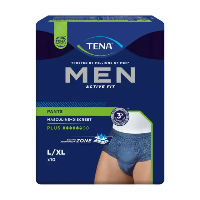 TENA MEN Active Fit Pants Plus Gr. L/XL Inkontinenzhose (40 Stück)